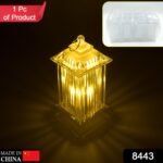 Lantern Shape Led Light Decorative LED Flickering Crystal Candle Light for Holiday Party, crylic Crystal Table Lamp Crystal Table Lamp Atmosphere Lamp Bedroom (MOQ :- 12pc) - Image 2