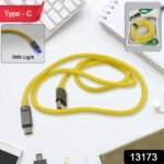 Type C data cable Fast Charging With Light (1 Mtr. / 1 Pc) - Image 2