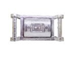 Multipurpose 4 Section Royal Design Silver Storage / Gift Box - Image 4
