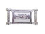 Multipurpose 4 Section Royal Design Silver Storage / Gift Box - Image 4
