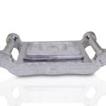 Multipurpose 4 Section Royal Design Silver Storage / Gift Box