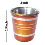 Stainless Steel Glass with Bell Sound for Kids Boys and Girls Glass Set Water/Juice Glass, Stainless Steel Baby Musical Toy Glass - Image 5