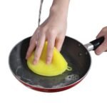 Silicone Dish Scrubber Sponge Mildew Free, Non Stick, Heat Resistant - Image 9