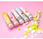 Portable Hand Washing Bath Flower Shape Paper Soap Strips In Test Tube Bottle - Image 6
