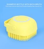 Silicone Massage Bath Body Brush Soft Bristle With Shampoo Dispenser - Image 6