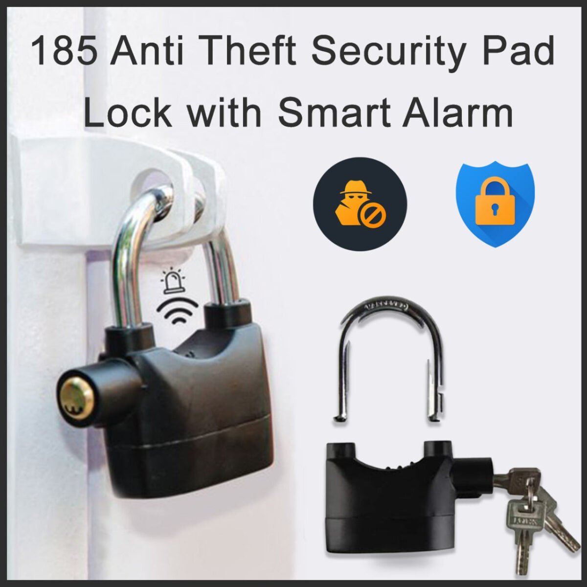 Anti Theft Security Pad Lock with Smart Alarm - Image 8