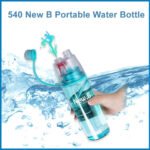 New Spray Portable Water Bottle (600ML) - Image 3