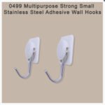 Multipurpose Strong Small Stainless Steel Adhesive Wall Hooks - Image 4