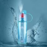New Spray Portable Water Bottle (600ML) - Image 2