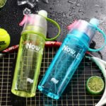 New Spray Portable Water Bottle (600ML)