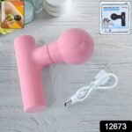 Black Mini Pocket Size Massager, Full Body Massager, Cordless One Button Operation for Body Pain & Relaxation - Image 2