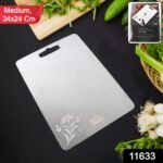 Apex Steel-X Stainless Steel Medium Chopping Board - Image 2