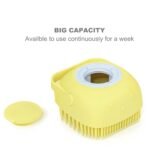 Silicone Massage Bath Body Brush Soft Bristle With Shampoo Dispenser - Image 7