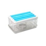 2-in-1 Portable Soap Dish & Dispenser – Multifunctional Soap Holder with Roller & Drain Holes for Bathroom, Kitchen, Home Use (1 Pc) - Image 12