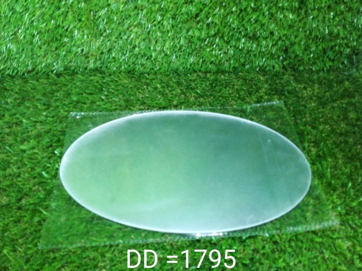 Oval Shape 3D Mirror Sticker (2 Pc Set) - Image 8