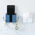 1 Pc Wallmount Mobile Stand With Hook Design used in all kinds of places including household and many more as a hanging support for and stuffs purposes. - Image 2