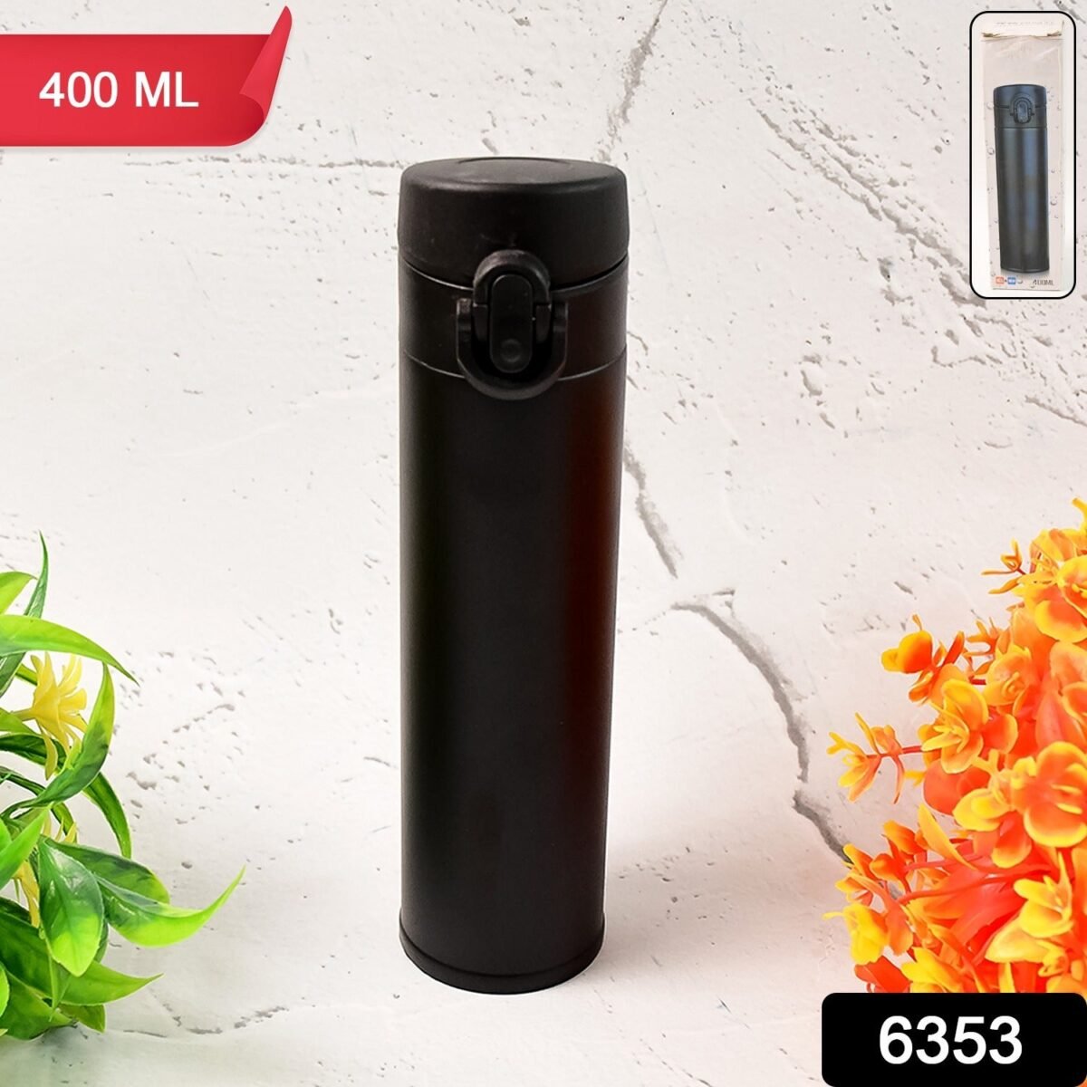Stainless Steel Vacuum Water Bottle 400ML - Image 2