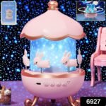 Bunny’s Carousel Rotating LED Night Light - Image 2