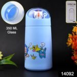 Double Wall Cartoon Glass Water Bottle 350Ml (1 Pc) - Image 2