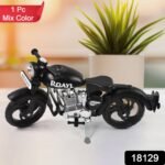 Metal Bullet Bike Toy Model for Kids with Side Stand (1 Pc / Mix Color) - Image 2