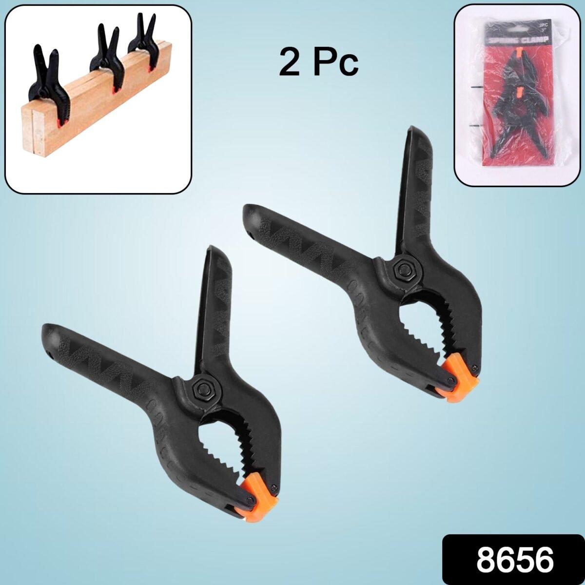 3 inch Heavy Duty Clips Clamp Spring Clamps Clip Fixture (2 Pc Set) - Image 2