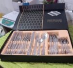 Premium Silver Daily Use Cutlery Set Stainless Steel Luxury Combo Set of 24 - Image 12
