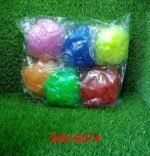 Bath Shower Loofah Sponge Pouf Body Scrubber (Pack of 6Pcs) - Image 9