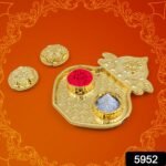 Kalash Shape Rakasha Bandhan Special Puja Thali (1 Pc) - Image 2