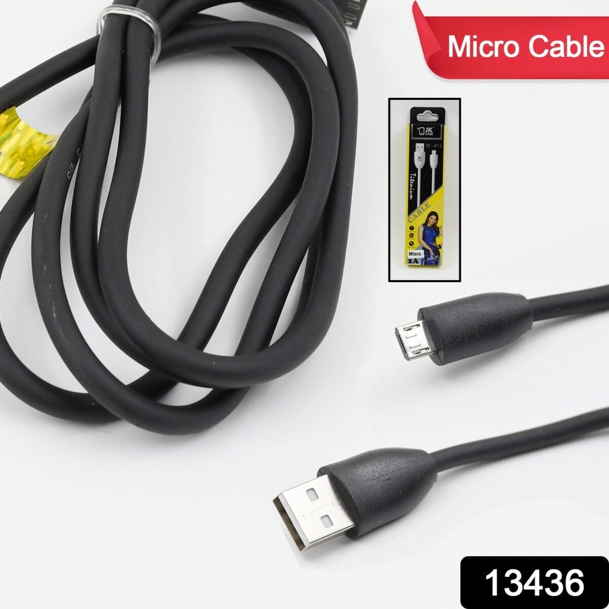 JK 2A Fast Charging for android, Tough Long Micro Cable (1 Pc) - Image 2