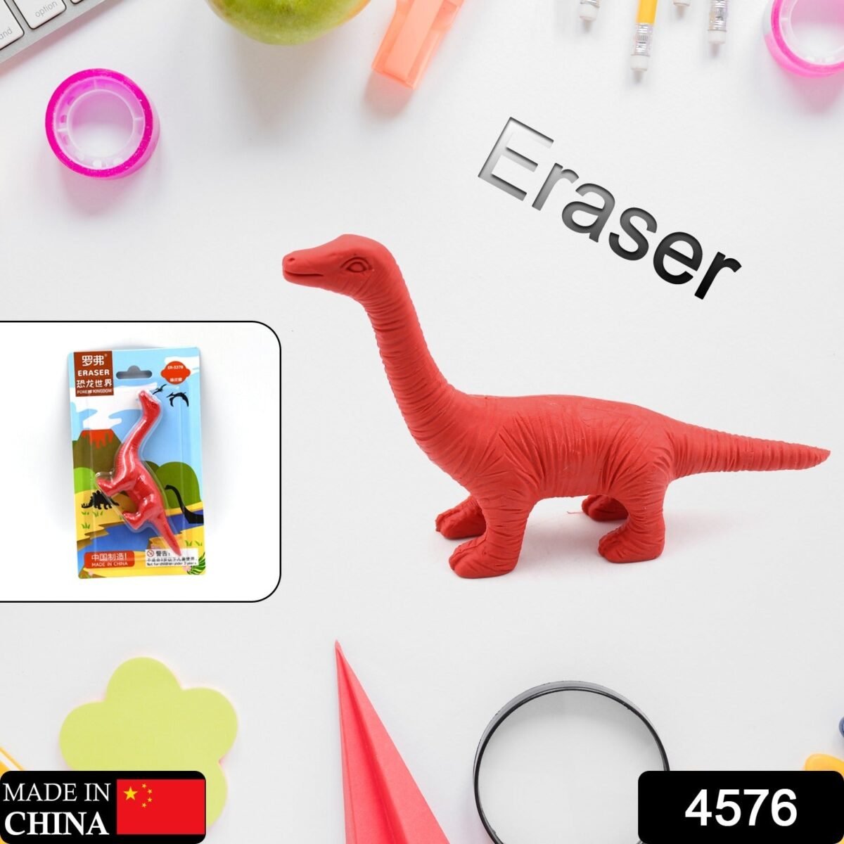 Dinosaur 3D Puzzle Erasers – Fun Mini Erasers for Kids & Party Favors - Image 2
