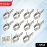 Stainless Steel Clothes pins Beach Towel Clips (10 Pcs Set) - Image 2