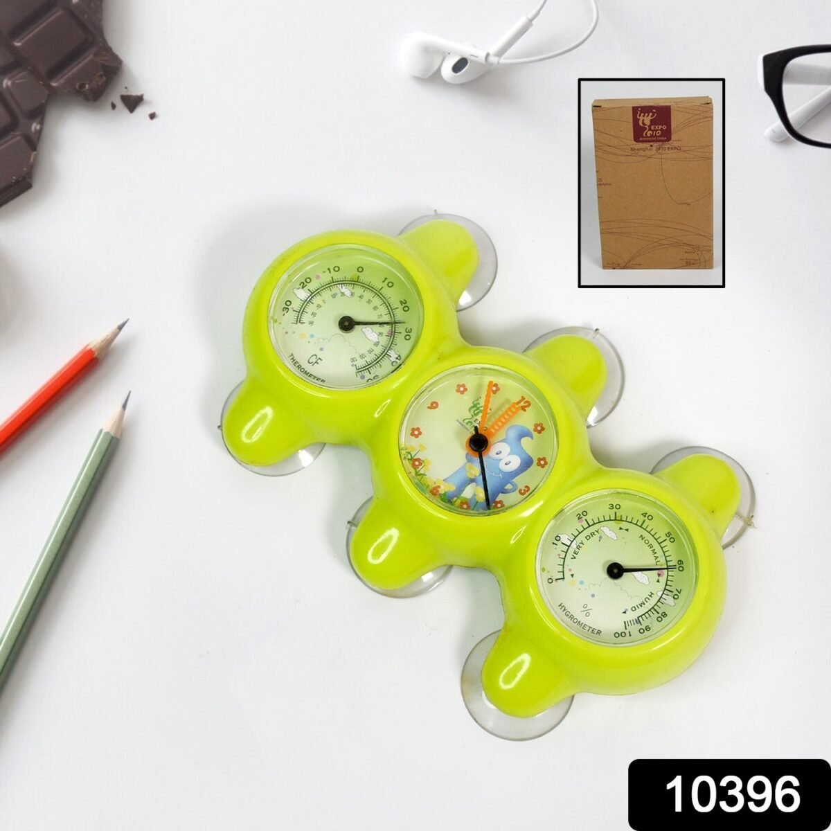 Plastic 3 in 1 Precision Desktop Clock (1 Pc) - Image 2