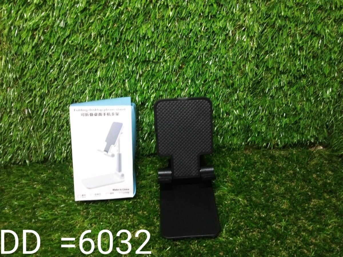 Foldable Mobile Stand with Angle Adjustable Desktop Table Mobile Holder - Image 9