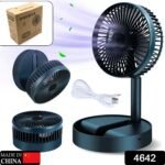 Adjustable Portable Desktop Fan - Telescopic Silent Personal Cooling for Office & Travel (Battery Not Include) - Image 2