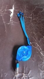 Retractable 3-in-1 Charger Cable for Phones & Android (1 Pc, Multi-USB) - Image 8