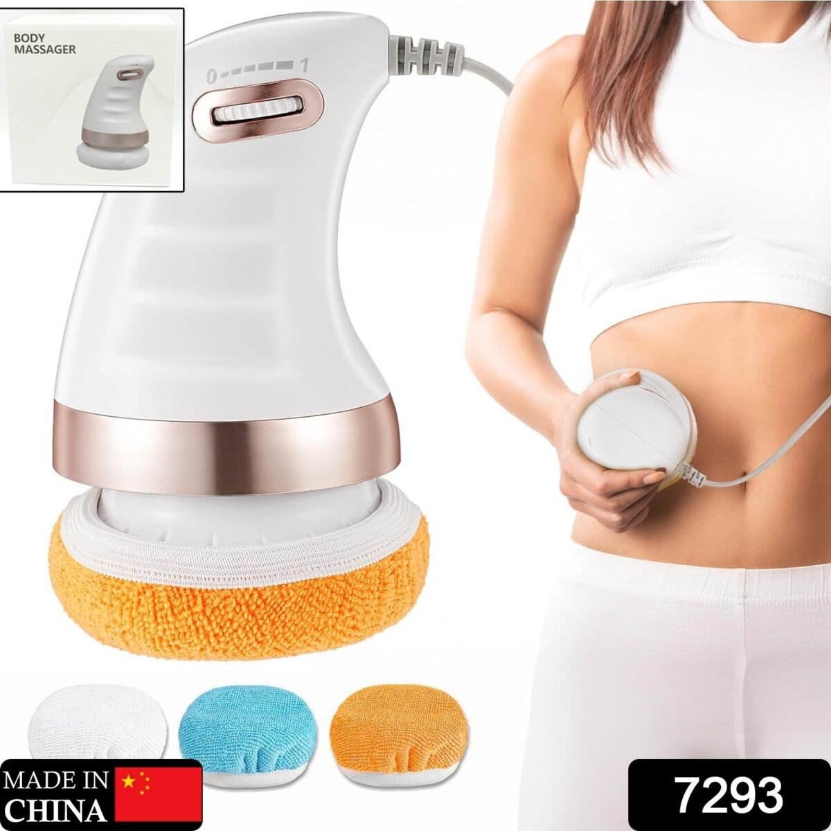 Body Sculpting Massager with 3 Pads, Adjustable Speed, Handheld Electric Massager for Full Body (1 Pc) - Image 2