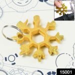 18-in-1 Snowflake Multi-Tool – Portable Bottle Opener, Screwdriver & Wrench - Image 2
