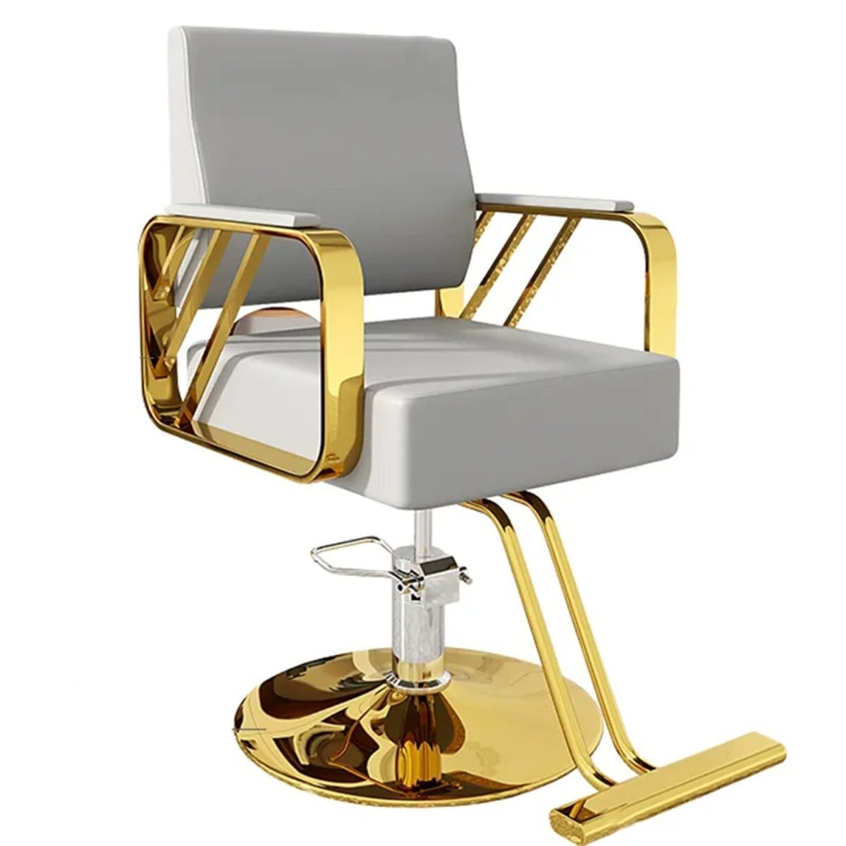 Salon Chair Hydraulic Chair for Business or Home, Simplicity Barber Chair Salon Beauty Spa Shampoo Hair Professional  Hydraulic Styling Chair (1 Unit ) - Image 7