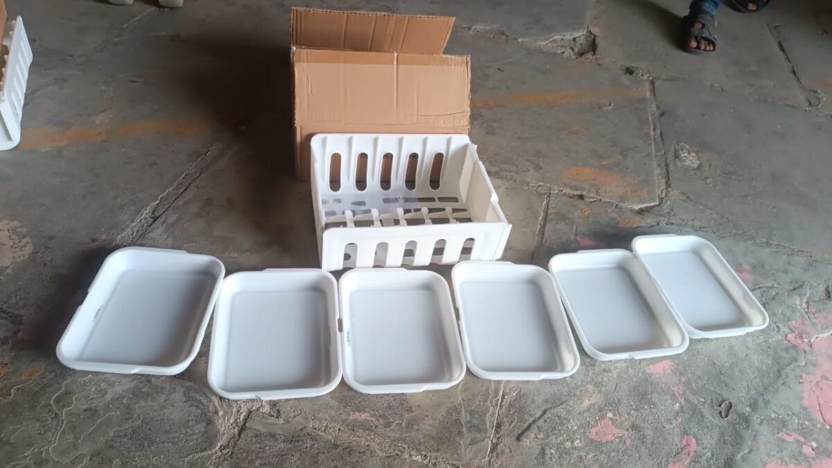 Plastic 6 Layer Wall-Mounted Food Organizer Rack (1 Set) - Image 9