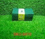Scrub Sponge Cleaning Pads Aqua Green  10PCS - Image 10