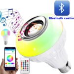 Wireless Bluetooth Sensor 12W Music Multicolor LED Bulb with Remote Controller - Image 5