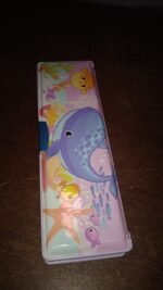 Multipurpose Cartoon Pencil Case – Double Deck Compass Box with 2 Compartments - Image 8