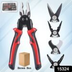 5 in 1 Wire Stripper Pliers Set, Soft Grip, Anti-Slip, Alloy Steel, Cutting, Gripping, Stripping