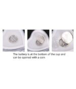 Heart Shape Activated Blinking Led Glass Cup - Image 4