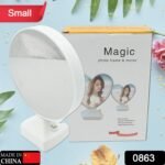 Plastic 2 in 1 Mirror Come Photo Frame with Led Light - Image 2