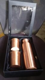 Copper Water Bottle 2 Glasses with Gift Box (3 Pcs Set) - Image 10