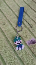 Cute Cartoon Silicone 3D Key Chain with Metal Hook & Strap (Pack of 1) - Image 7