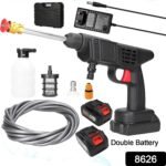 Double Battery 48V Rechargeable Electric, Car Washer Gun (1 Set) - Image 2