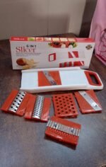 Plastic 6 in 1 Vegetables Slicer, Cutter and Fruit Dicer Grater (1 Set) - Image 7