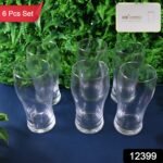 Juice water Glass Tumbler Pure Glass (6 Pcs Set) - Image 2